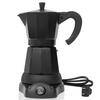 Portable Electric Moka Pot with European Plug - Quick and Convenient Home Coffee Maker