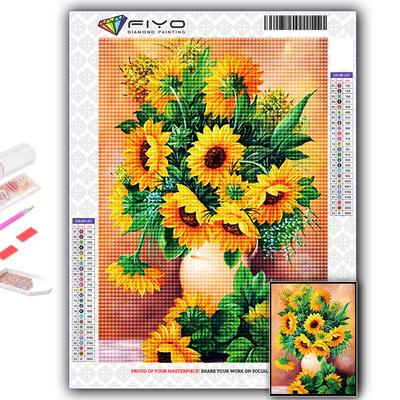 5D Diamond Painting Full Diamond Flowers and Potted Plants Diamond Painting Handmade Diy Diamond Mosaic Painting Home Decoration
