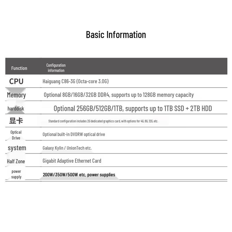 Tsinghua Tongfang ChaoXiang H880 Workstation Desktop PC (CN version)