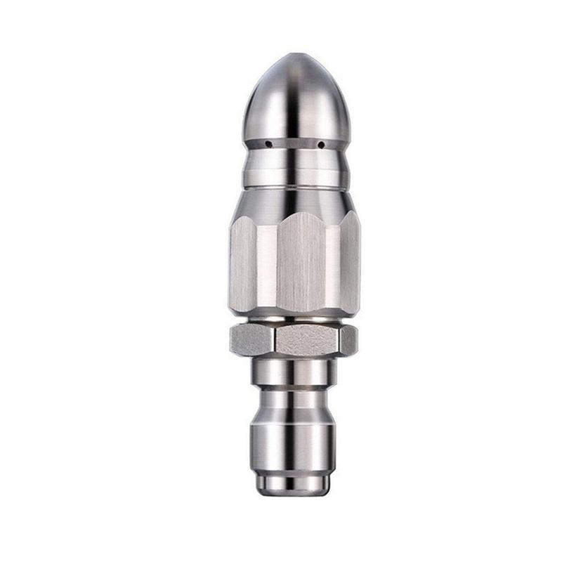 1/4 High-Pressure Unblocking Washer Nozzles For Sewer And Sewage Hose Nozzle Washing Parts 5000Psi