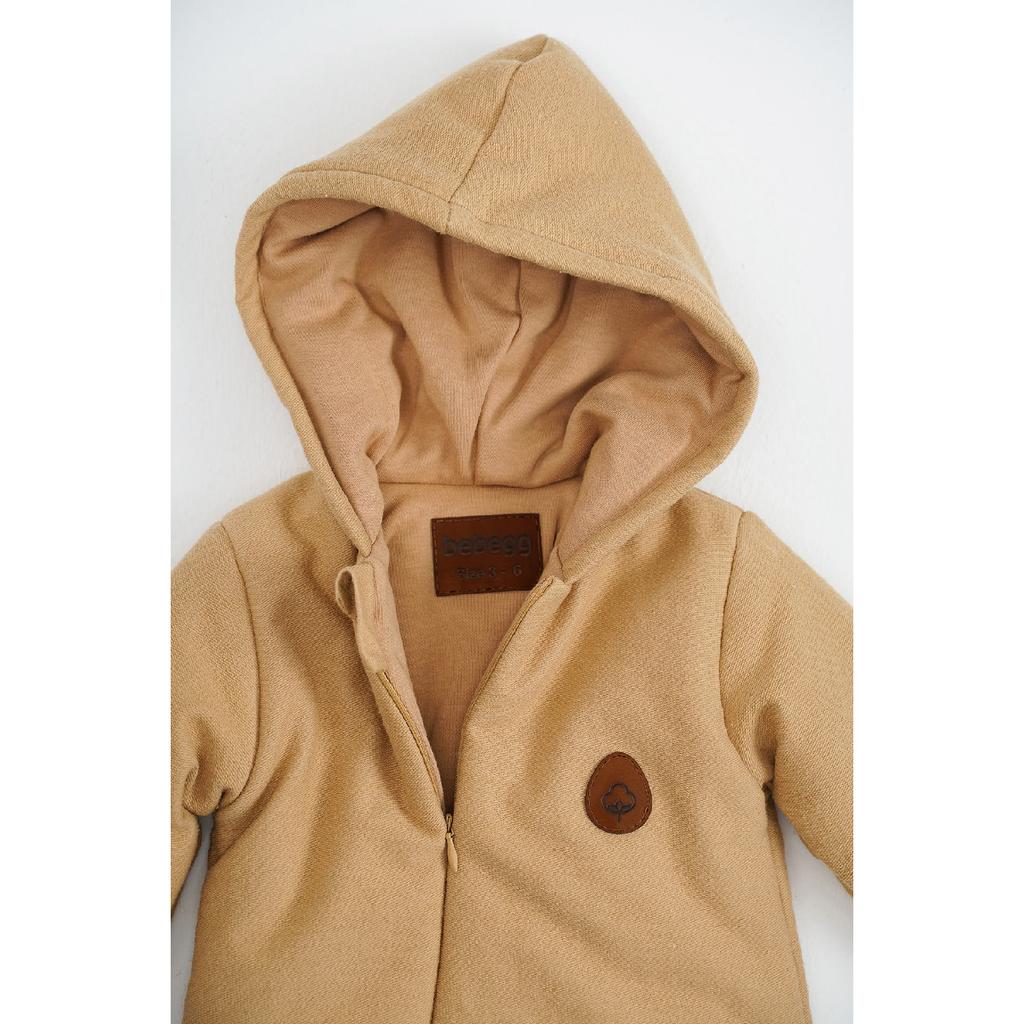 Babyoverall mit Kapuze und Booties