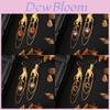 Sun Pendant Gold Tone Alloy Earrings With Handcrafted Design For Women Summer Fashion