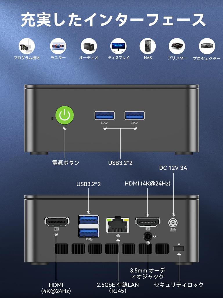 Core Mini PC G3 Pro mini PC do 64 GB DDR4 8 TB SSD Mini PC Windows 11 Pro Mały PC LAN WiFi 6 BT wyjście monitora kompatybilny z VESA Wysoka wydajność