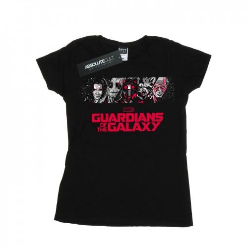 Marvel Womens/Ladies Guardians Of The Galaxy Team Logo Cotton T-Shirt