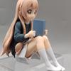 Girl Reads Books Noodle Stopper Sitting Position Action Figure Toy Anime Collectible Model Doll