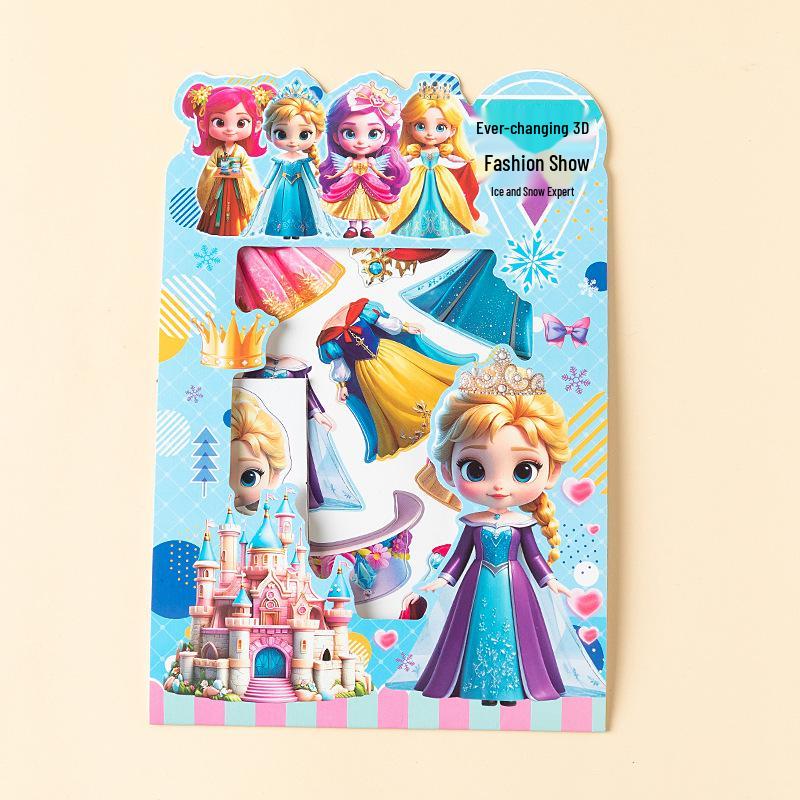Magnetic Dress-Up Stickers for Kids: DIY Cute Princess Educational Toy (Ages 3-6)