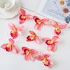 50/100PCS Artificial Flower Silk Orchid Home Room Table Decora Festival Outdoor Garden Yard Wedding Bridal Bouquet Diy Gift Box