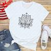 Unisexdala Lotus Flower Shirt Yoga Graphic Tees Graphic T Shirts Y2k Top Aesthetic Y2k Ropa De Mujer Ropa Mujer