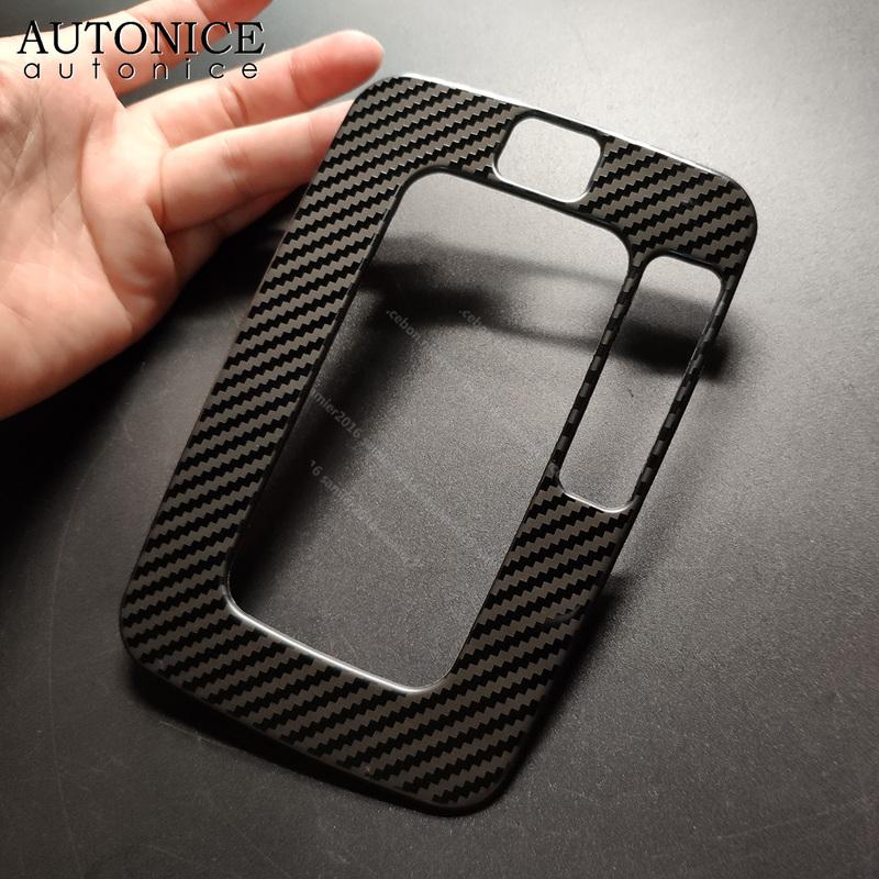 Für Mazda BT-50 BT50 2012 2013 2014 2015 2016 2017 2018 RHD Edelstahl Auto Innen Schalthebel Panel Abdeckung Farbe Karbonfaser