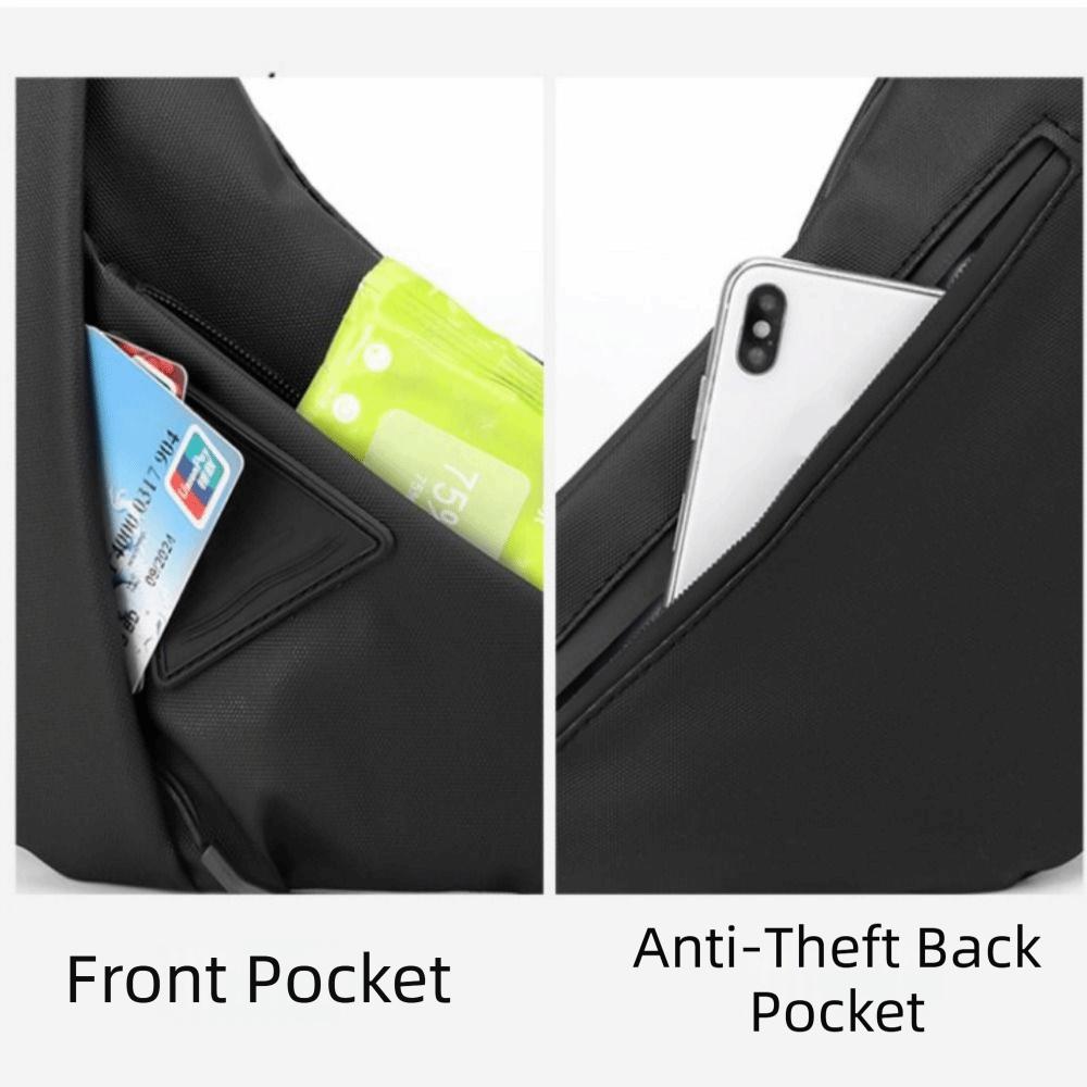 Waterproof Men Sling Bag Large capacity Crossbody Bag Trend Chest Bag  Cycling