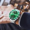 Top Brand New Luminous Steel Band Men's Watch Quartz Waterproof Calendar Men's Watch