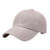 Breathable Outdoor Sun Hat Perforated Design Sweat Resistant Polyester Adjustable Fit Summer Activity Gear