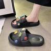 2025 Summer Cool Indoor Couple Slippers: Emotional Design for Women