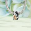 New Copper Dog Lion Cat Pendant Charm Bead Fit Original Pendant Bracelet Women Diy Jewellry Accessories Making