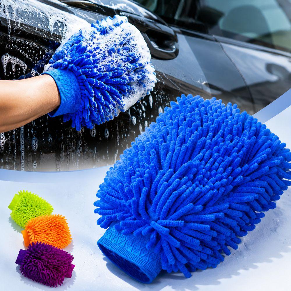 Chenille Cleaning Towel Microfiber Car Cleaning Gloves Thickened Car Washing Gloves Auto Care