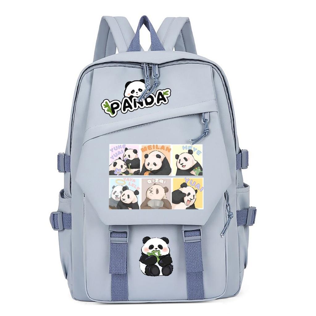 Panda Huahua Large Capacity Lightweight Casual Backpack High Value Simple Student School Bag