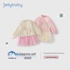 JELLYBABY Girls' Fake Two-Piece Sweatshirt Princess Dress