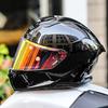 Motorcycle Helmet Men's and Women's Locomotive Full Helmet Bluetooth Electric Vehicle Four-season Universal Running Helmet Helmet