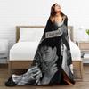 Warm Blankets Picnic Kpop Ateez Choi San Throw Blanket  Flannel Bedspread For Living Room Novelty Sofa Bed Cover