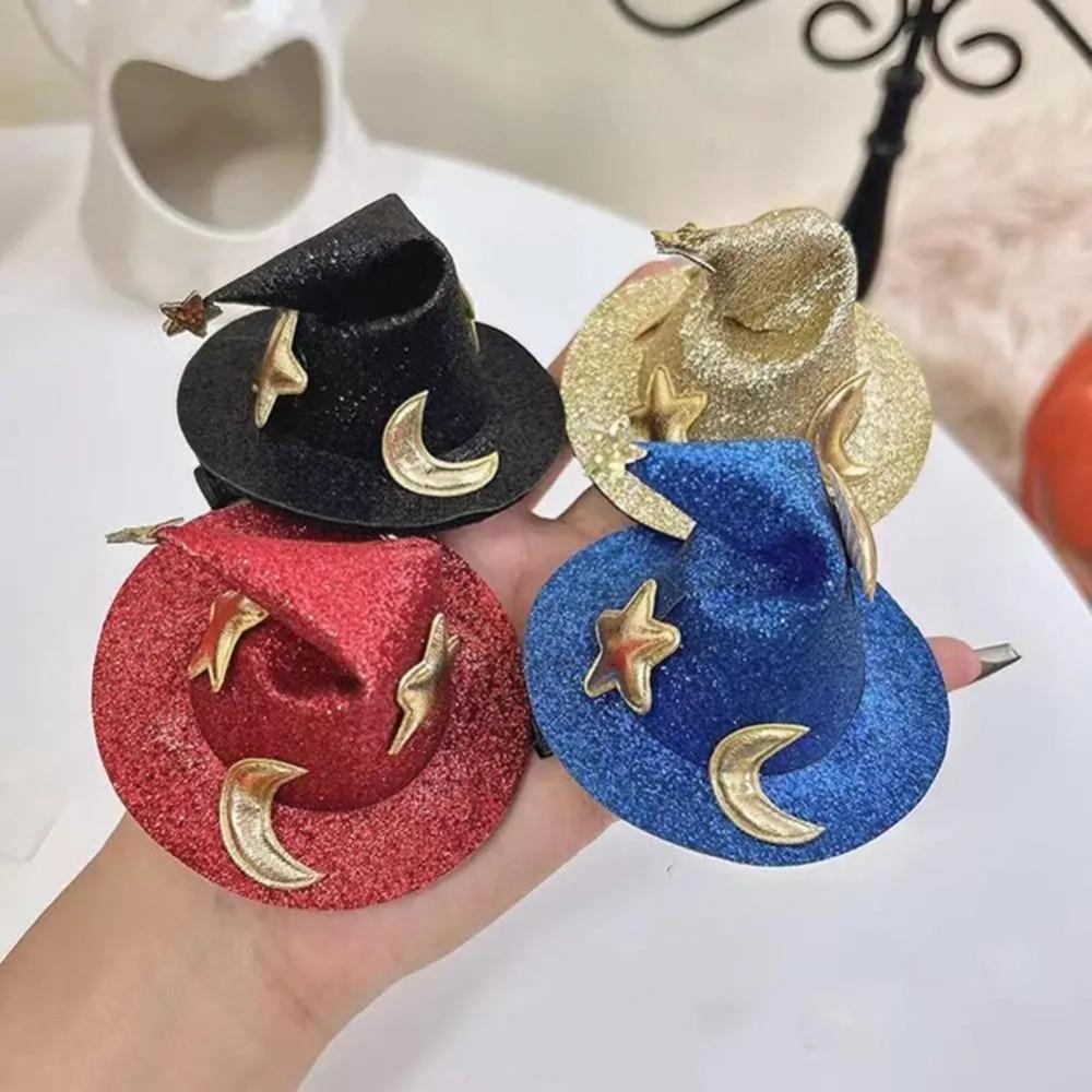 Head Accessories Women Hairpins Wizard Hat Party Supplies Halloween Witch Hat Costume Prop Wizardry Hat Headwear