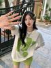 Trendy Women's Summer 2025 Loose T-Shirt & Wide-Leg Shorts Two-Piece Set