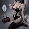 Sex clothes pure desire maid halter sexy lace onesie seduction straps uniform women's suit