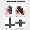K Sheath Clip Waist Clips Portable Kydex Knife Holster Belt Clip Carrying K Holster Clip For Outdoor Hunting Tools