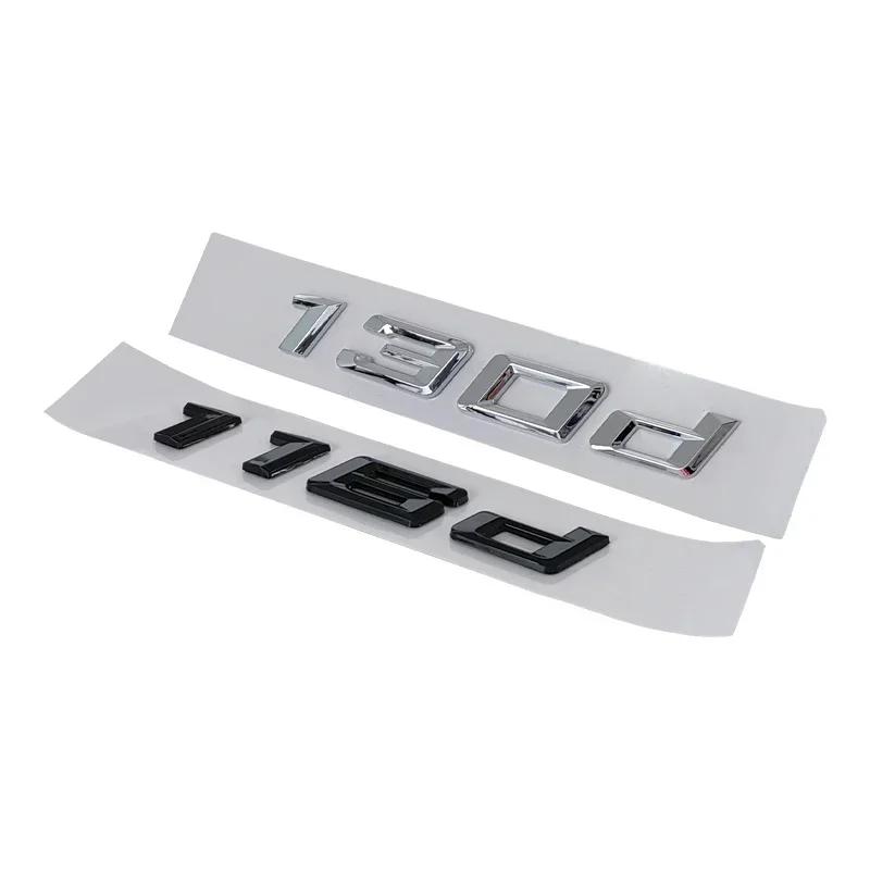 ABS 3D Car Rear Trunk Letter Badge Emblem Exterior for BMW 116d 118d 120d 125d 135d 218d 220d 240d Auto Modification Accessories