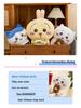 Chiikawa Usagi Self-Deprecating Bear Plush Toy Pillow Doll