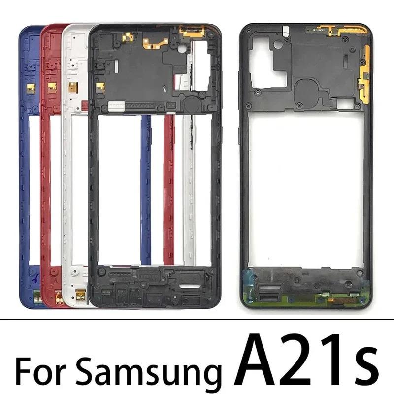 Phone Middle Frame For Samsung A21s A20s A30s A50s A70s Frame Housing Replacement Repair Parts
