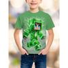 Mój Mówiący Tom Dziecięcy T-shirt z krótkim rękawem drukowany w 3D, Odzież modna dla chłopców, Codzienny wygodny top