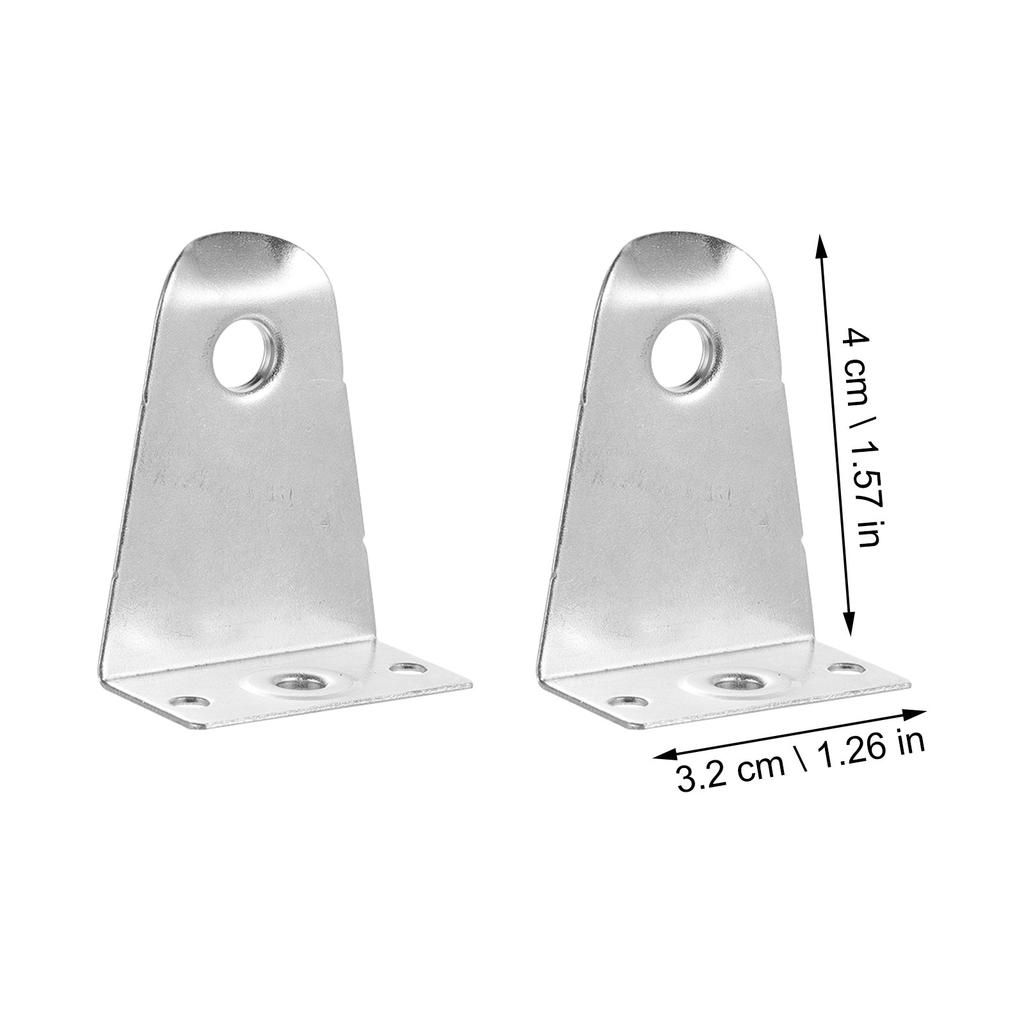 8Sets Blind Brackets Stainless Steel Classic Holders Easy Install Replacement Pin Bolts for Mini Blinds Window
