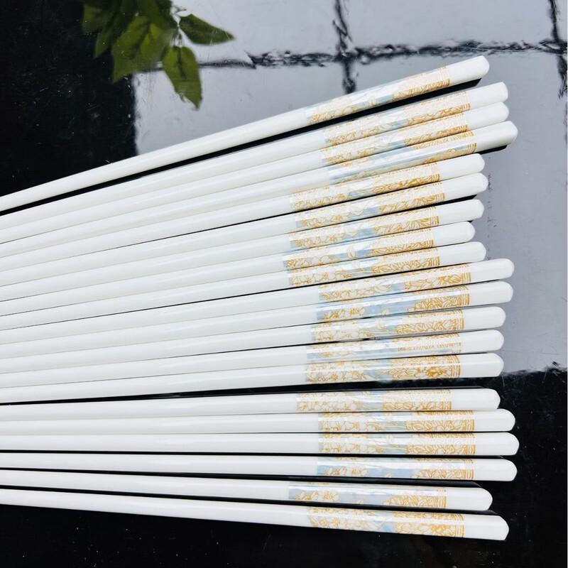 Time Ceramic Chopsticks Set (10 Pairs)