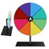 Prize Wheel Dry Erase Spin Wheel Spinner Game Color Roulette Wheel Heavy Duty Editable Spin Wheel Forprizes Tabletop Prize Wheel