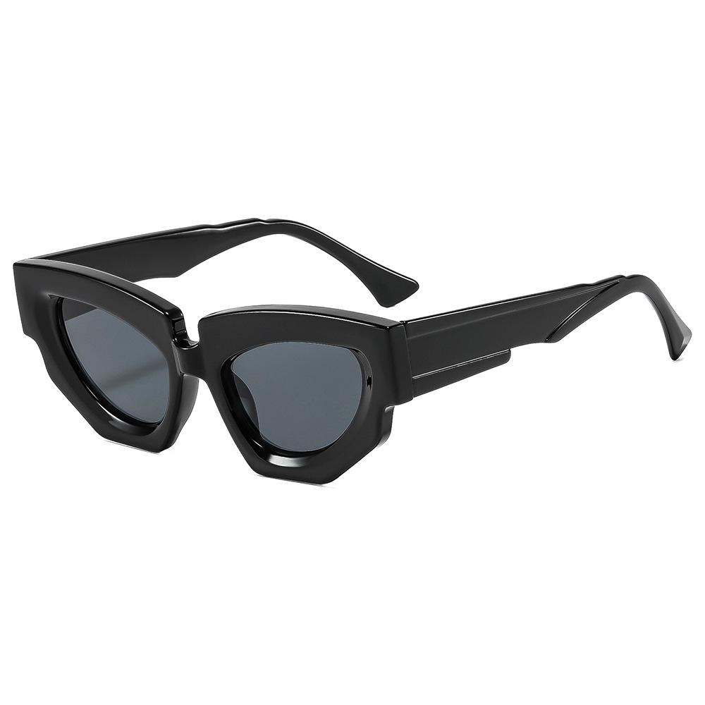 European And American Fashion New Cat Eye Sunglasses Retro Trend Versatile Men'S And Women'S Casual Sunglasses Uv-Proof Glasses