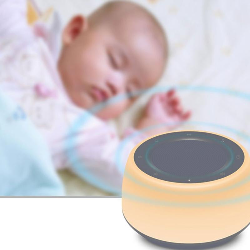Portable Baby Sleep Machine Desktop White Noise Sound Machine for Baby Sleeping Soothing Sounds 15/30/60/90/120min Timer