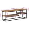 TV Stand 110x30x39 Cm Reclaimed Solid Teak Wood