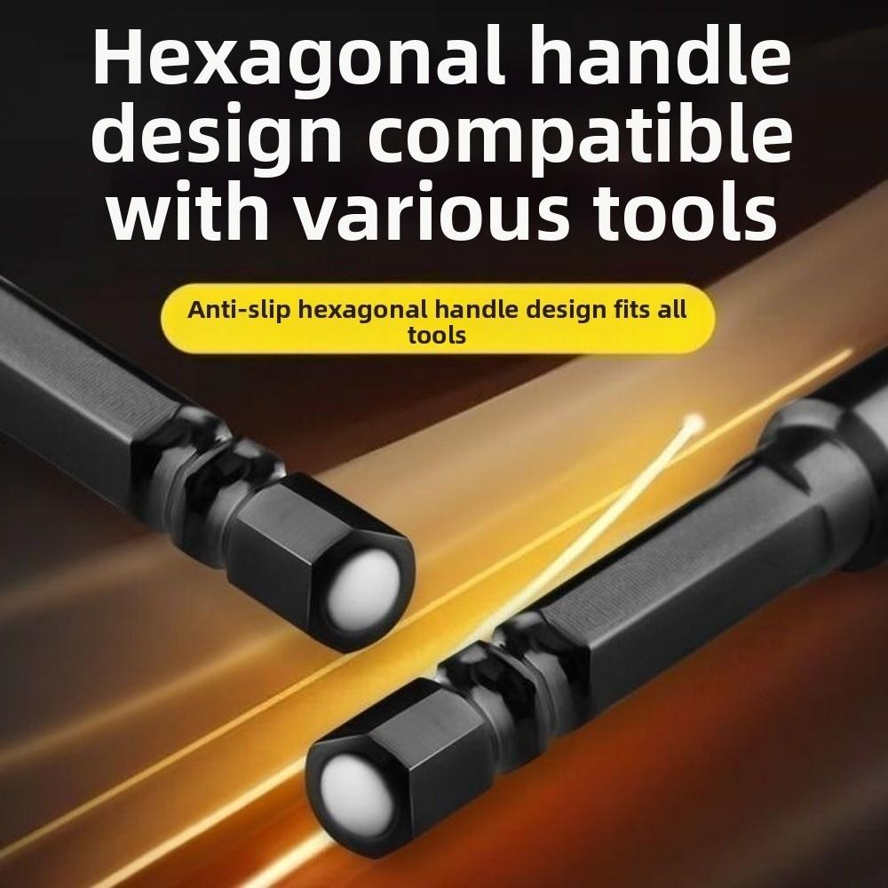 6Pcs Dry-drilling Hexagonal Brazed Drill Bits Set Hex Shank Tile Drill Bit Porcelain Drilling