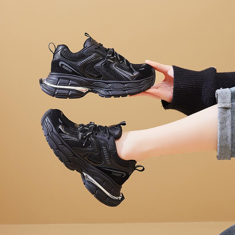 New Dad Shoes for Women Fashionable Thick-soled Sports Single Shoes