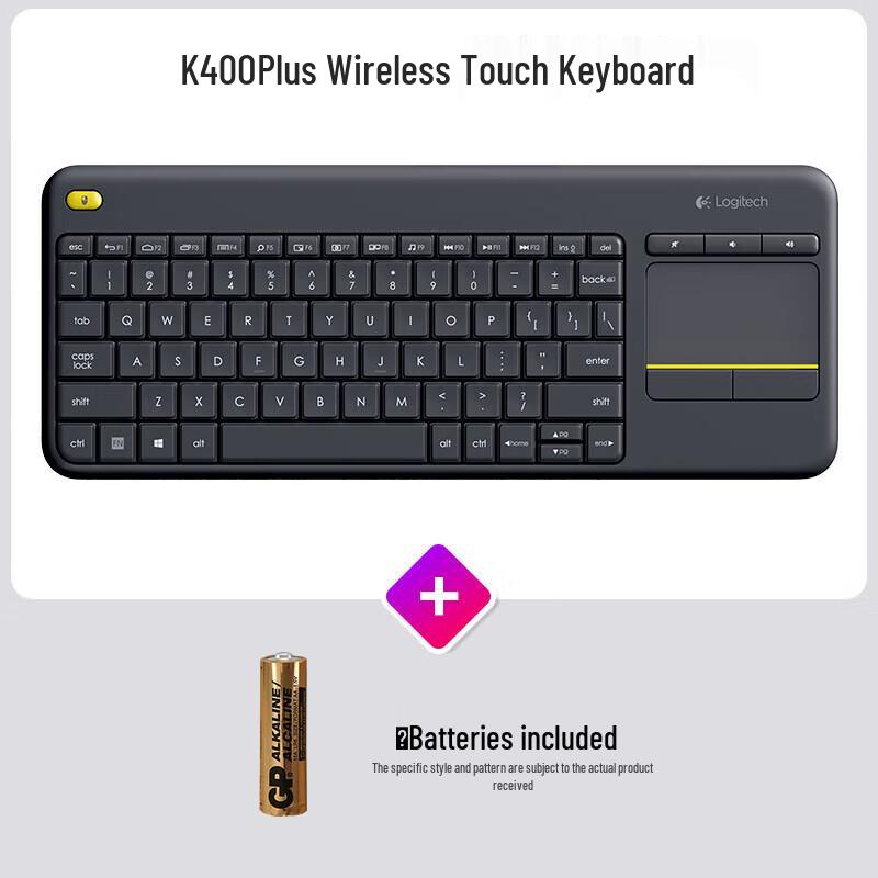 Logitech K400 Plus Wireless Touch Keyboard