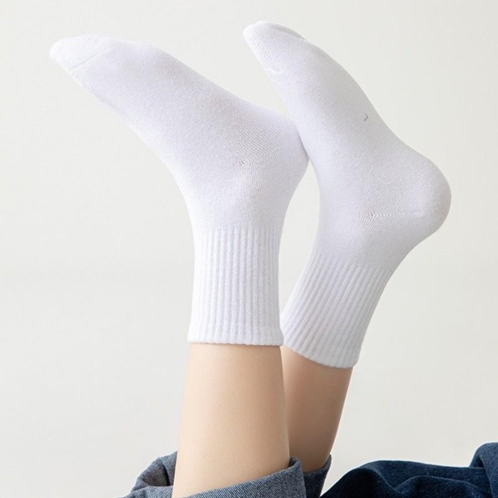 3pairs Absorbing Sweat Cotton Socks 3 Pairs Student Socks Comfortable Sport Socks For Boys Girls