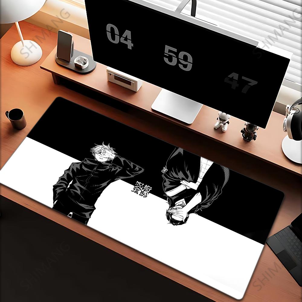 Tappetino Mouse Anime Jujutsu Kaisen Gojo Satoru Grande Tappetino Mouse da Gioco Tappetini Mouse Tastiera per Giocatori Tappetino per Scrivania del Computer Tappeto Grande