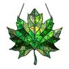 Maple Leaf Fall Ornament Window Hanging Autumn Leaf Suncatcher Stained Glass Wall Art for Thanksgiving Autumn Indoor Outdoor Home Decor