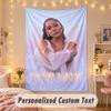Custom Personalized Tapestry,Ayliva Print Custom Name Text Wall Art Hanging for Bedroom