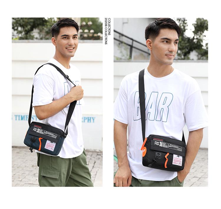 Men's Trendy Outdoor Waterproof Nylon Crossbody Bag