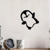 Penguin Metal Wall Art Iron Decor for Nursery Youth Room