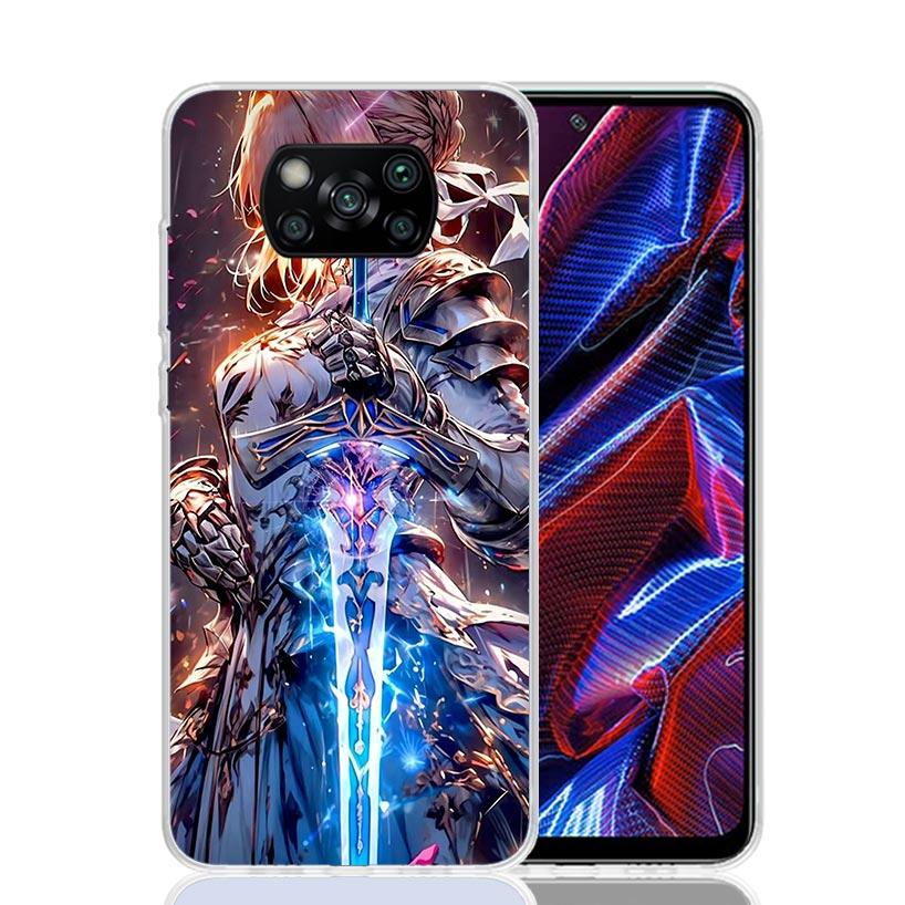 Fate Zero Stay Night Archer Phone Case For Xiaomi Poco X7 X6 X5 Pro F7 Ultra Redmi 15C 15 13 13C 12 12C 10 10A 10C 9 9A 9C 9T Co