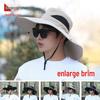 Men's Large Brim Sun Hat: Stylish Outdoor Climbing & Travel Fisherman Hat