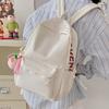 Schoolbag personality simple fashion backpack texture trend new bag 1011 summer niche design women's backpack