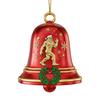 Big Foot Christmas Bell Ornament Metal Bell Christmas Tree Hanging Pendant Holiday Stocking Stuffers Gifts for Big Foot Lovers